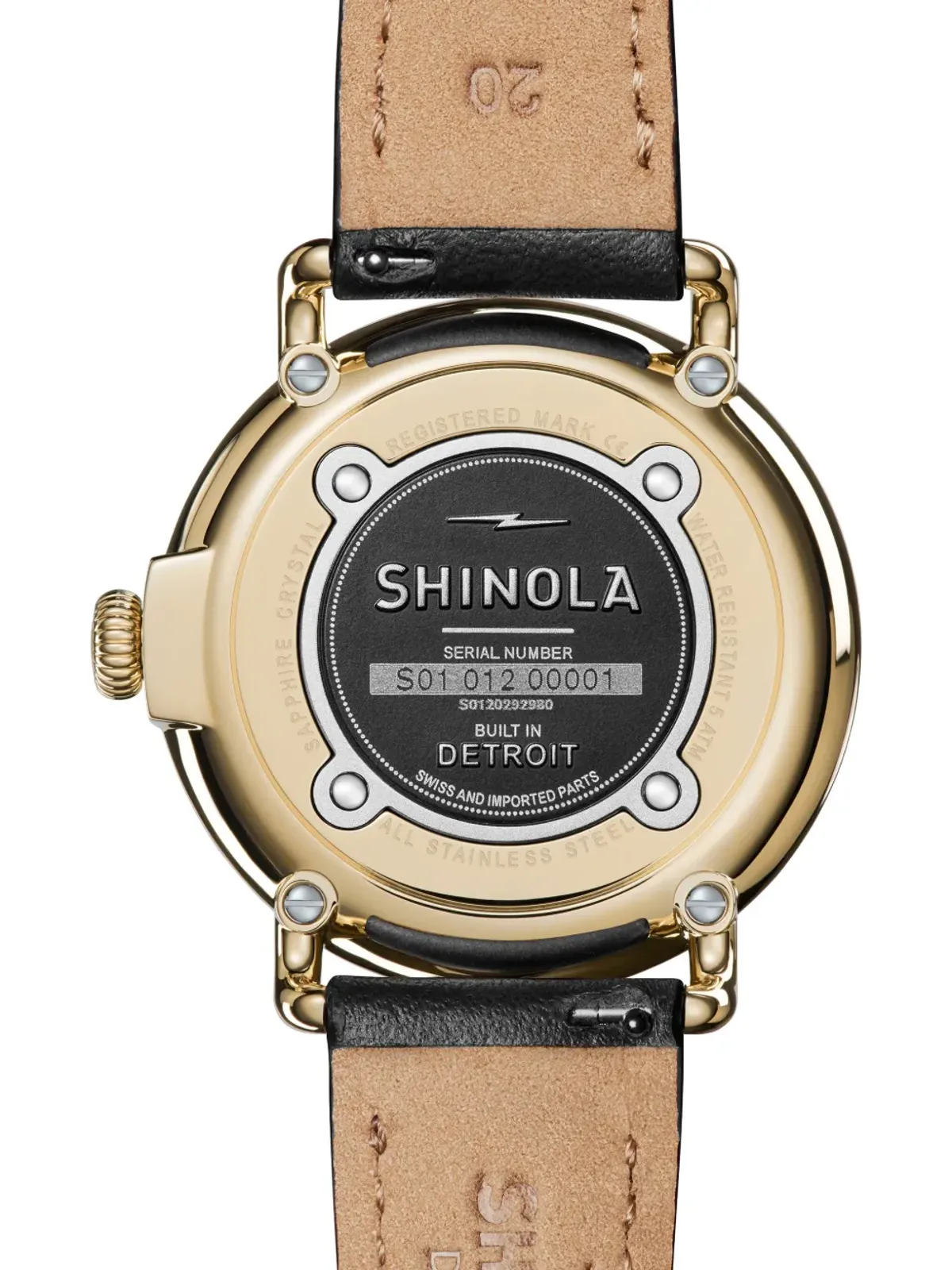 Shinola Runwell Sub Second ブラック - 画像4