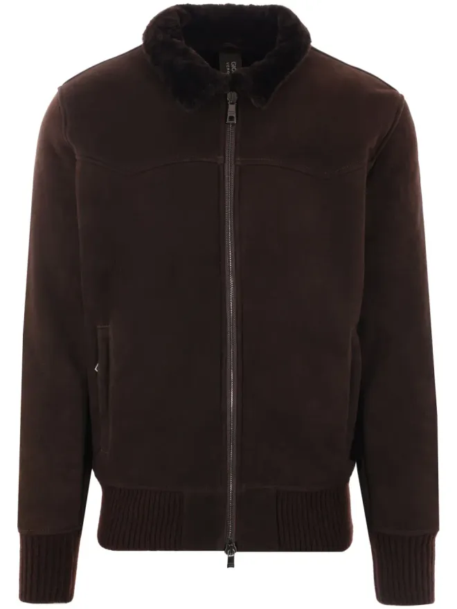 Giorgio Brato Giorgio Brato シアーリングジャケット（ブラウン）の商品画像
