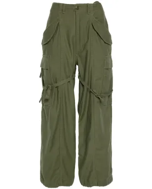 R13 コットンカーゴパンツ - グリーン - サムネイル1