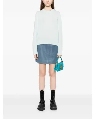 Maison Kitsuné ベビーキツネのパッチ付き レギュラーフィット ニットセーター - グリーン - サムネイル2