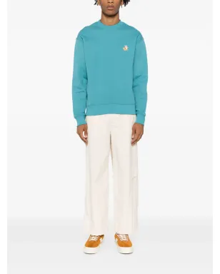 Maison Kitsuné スピーディー フォックス パッチ スウェットシャツ - ブルー - サムネイル2