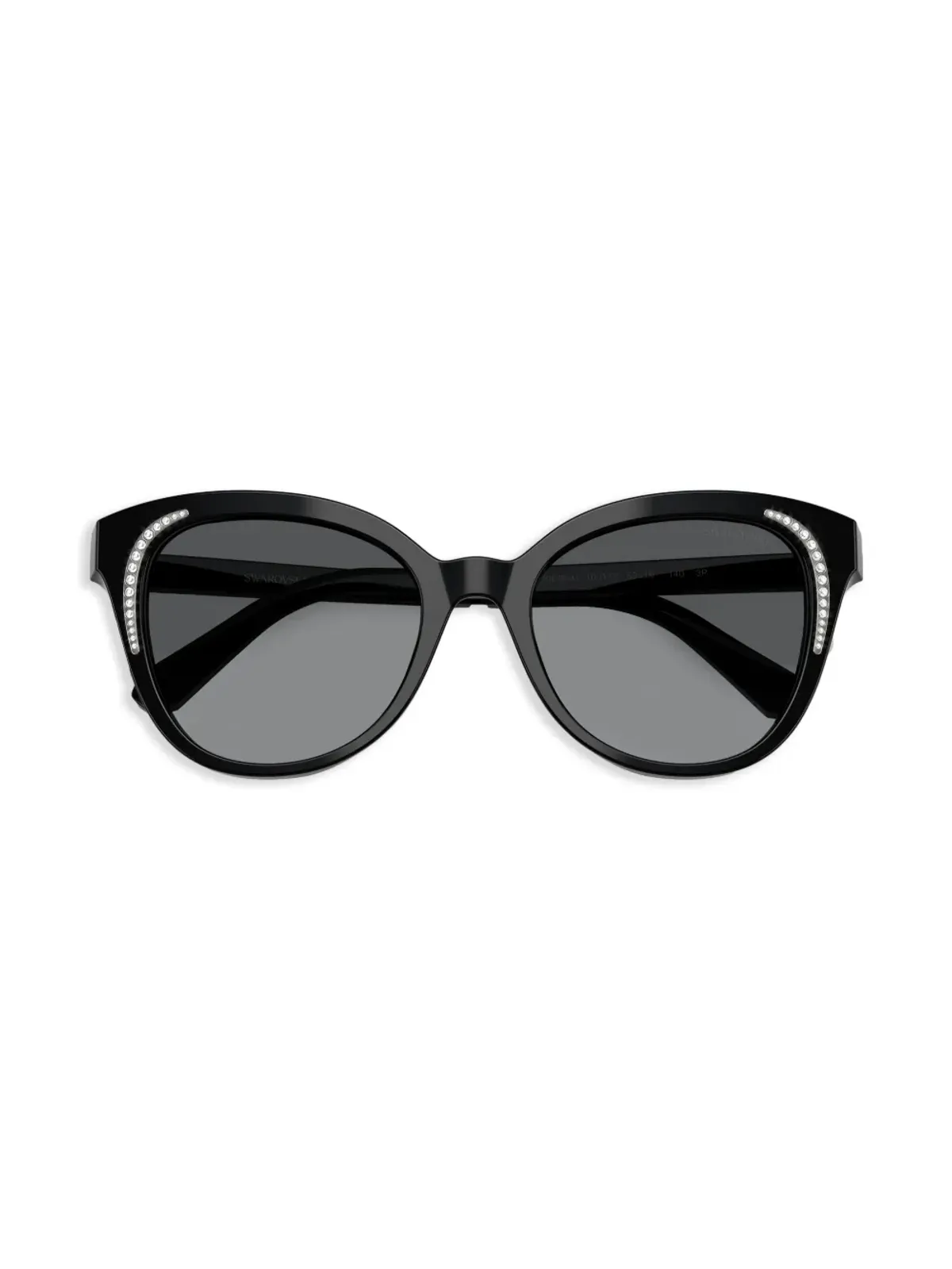 Swarovski Eyewear クリスタル装飾オーバーサイズサングラス - 画像5