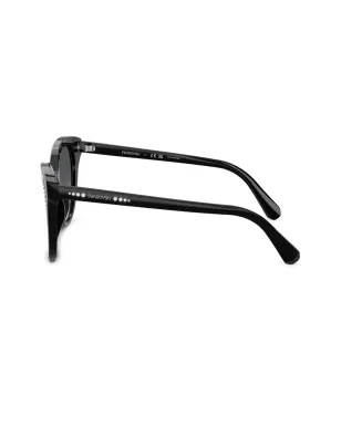 Swarovski Eyewear クリスタル装飾オーバーサイズサングラス - サムネイル3