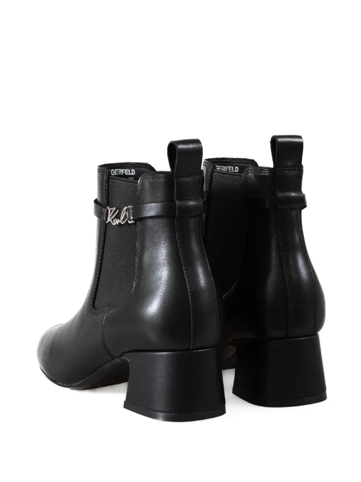 Karl Lagerfeld Bonnie アンクルブーツ ブラック - 画像3