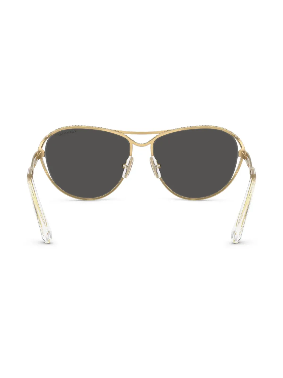 Swarovski Eyewear ラウンドフレーム サングラス - 画像4