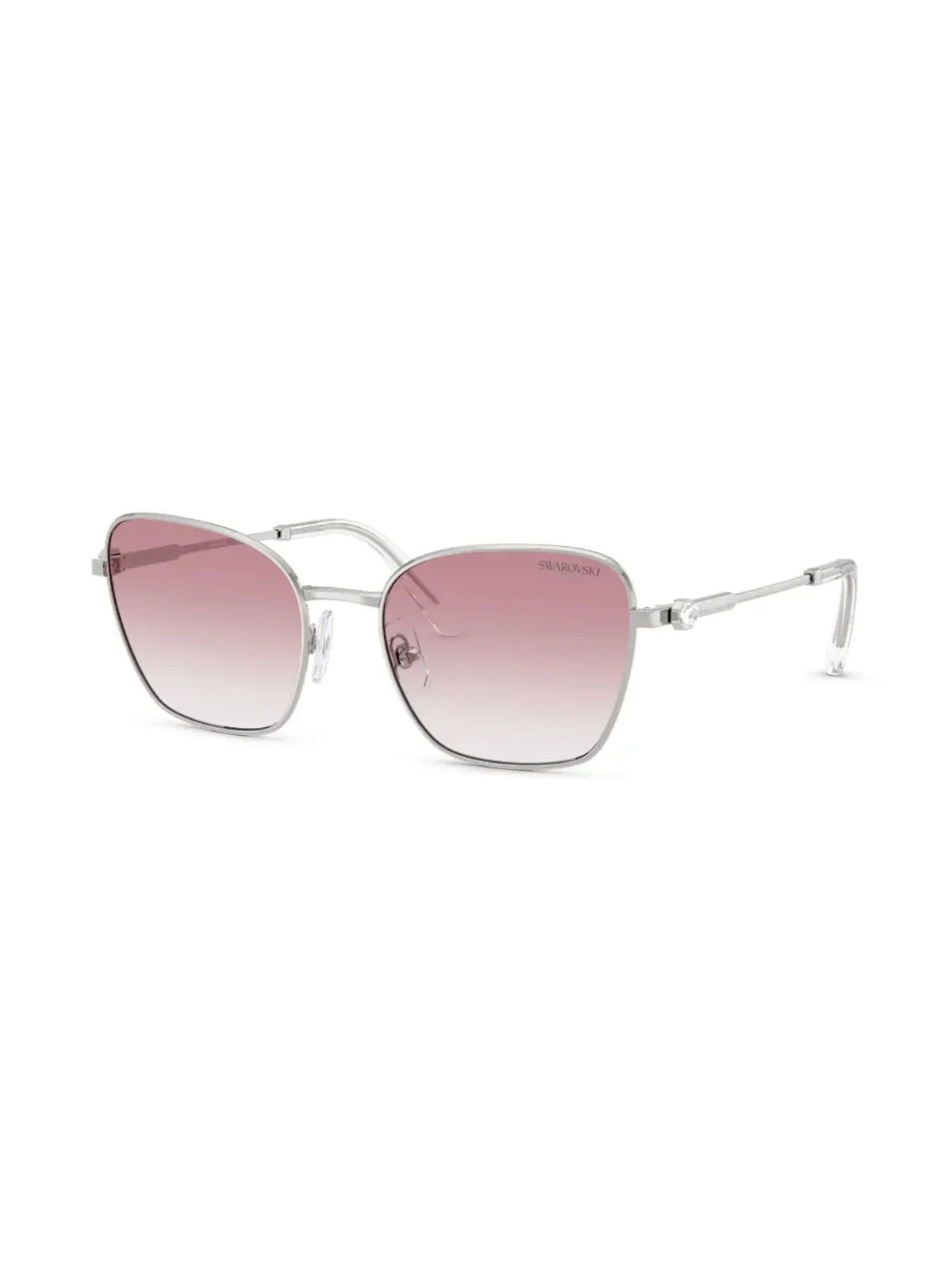 Swarovski Eyewear オーバーサイズフレームサングラス - 画像2