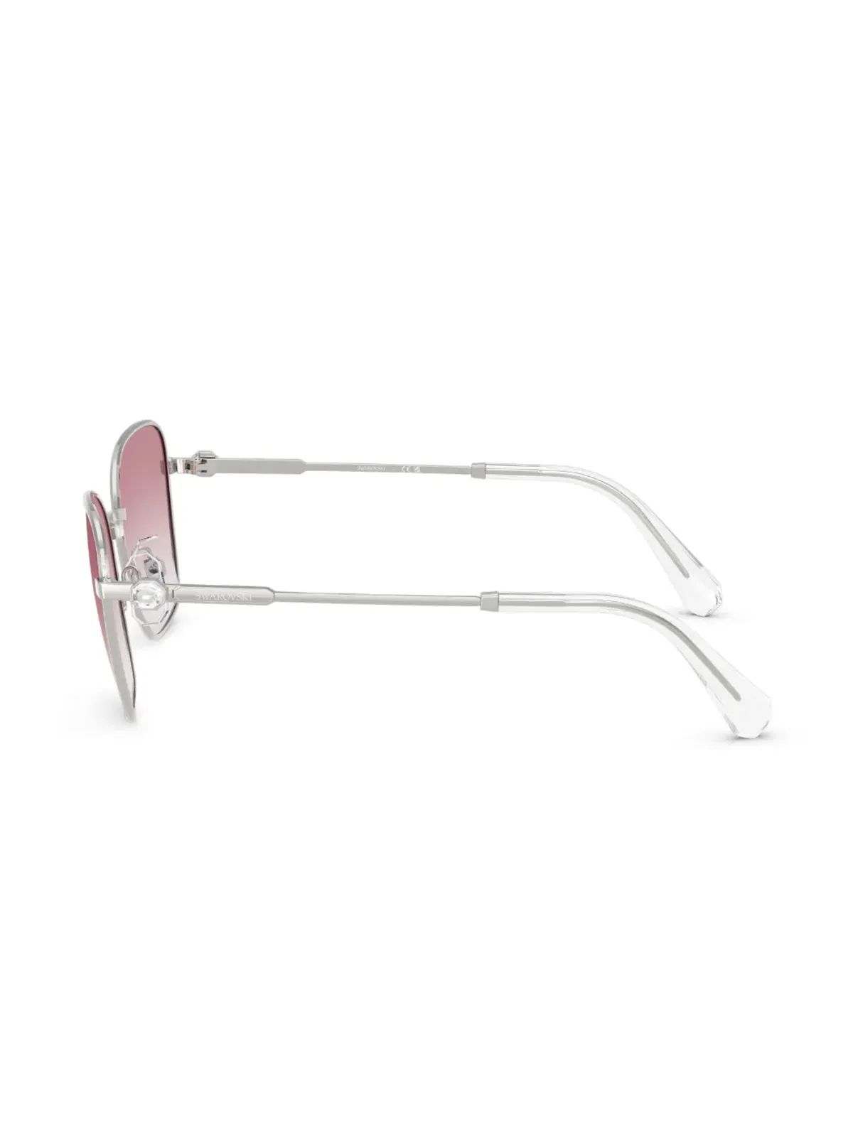 Swarovski Eyewear オーバーサイズフレームサングラス - 画像3