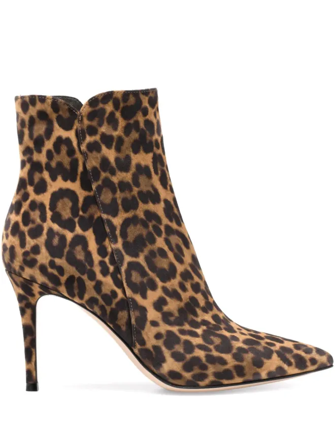 Gianvito Rossi Gianvito Rossi 85mm レヴィ ブーツ - ブラウンの商品画像