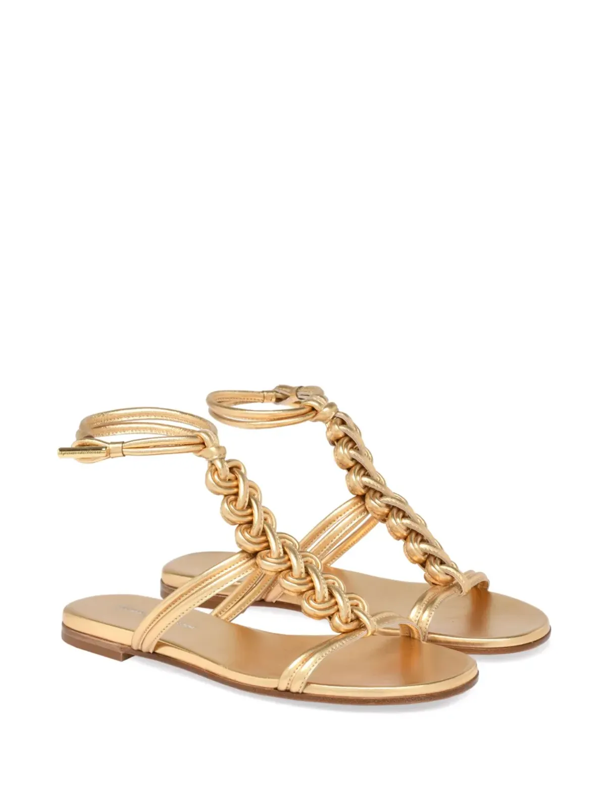 Gianvito Rossi Capua サンダル - ゴールド - 画像2