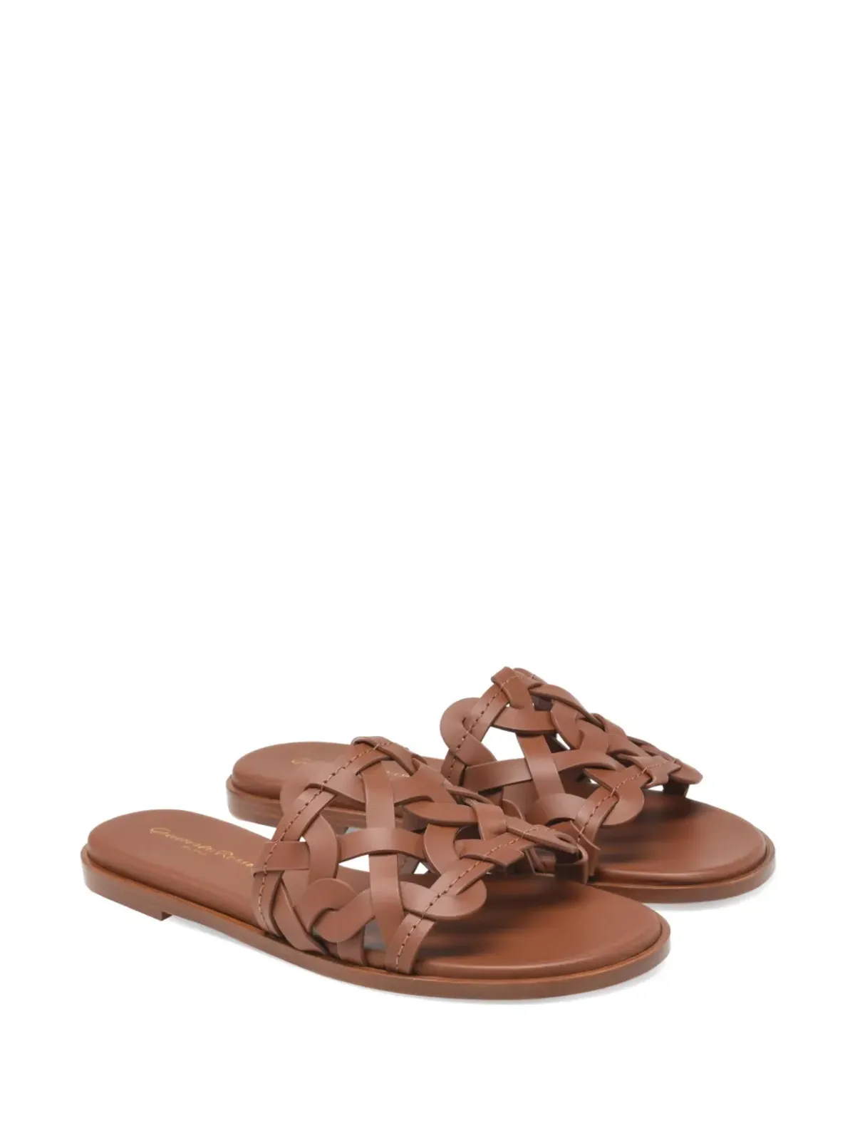 Gianvito Rossi アマルフィ スライド - ブラウン - 画像2