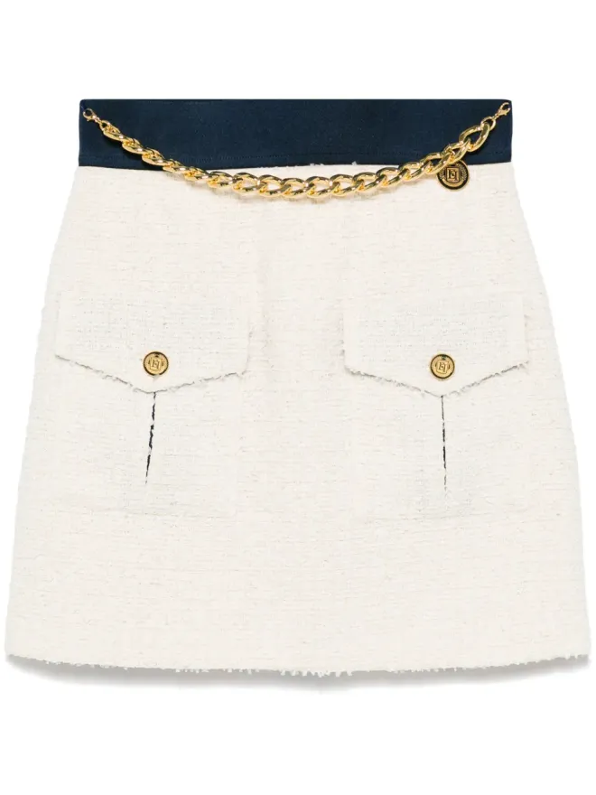 Elisabetta Franchi Elisabetta Franchi ツイードミニスカートの商品画像