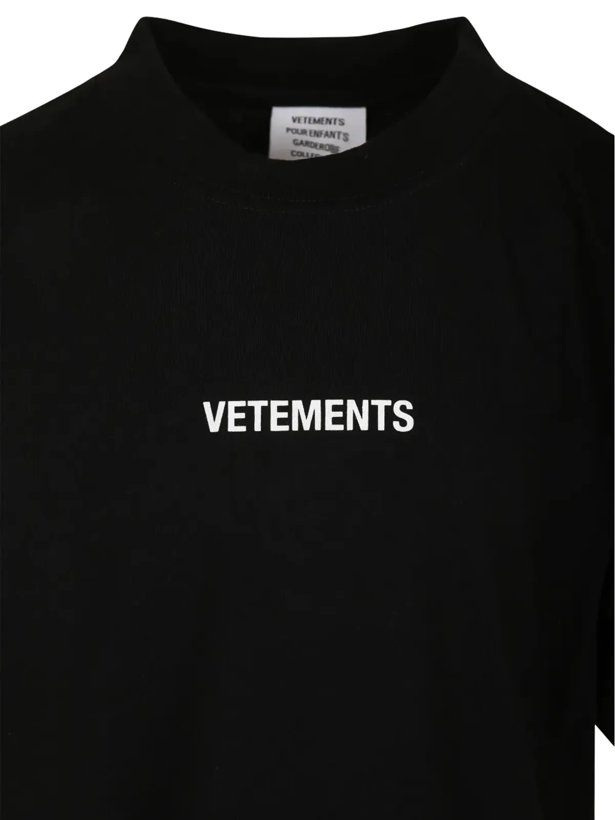 Vetements Kids ロゴ Tシャツ - 画像3
