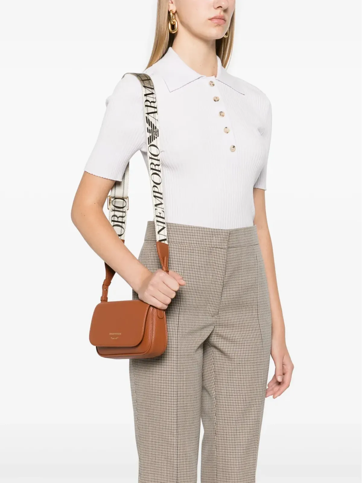 Emporio Armani ミニショルダーバッグ - ブラウン - 画像2