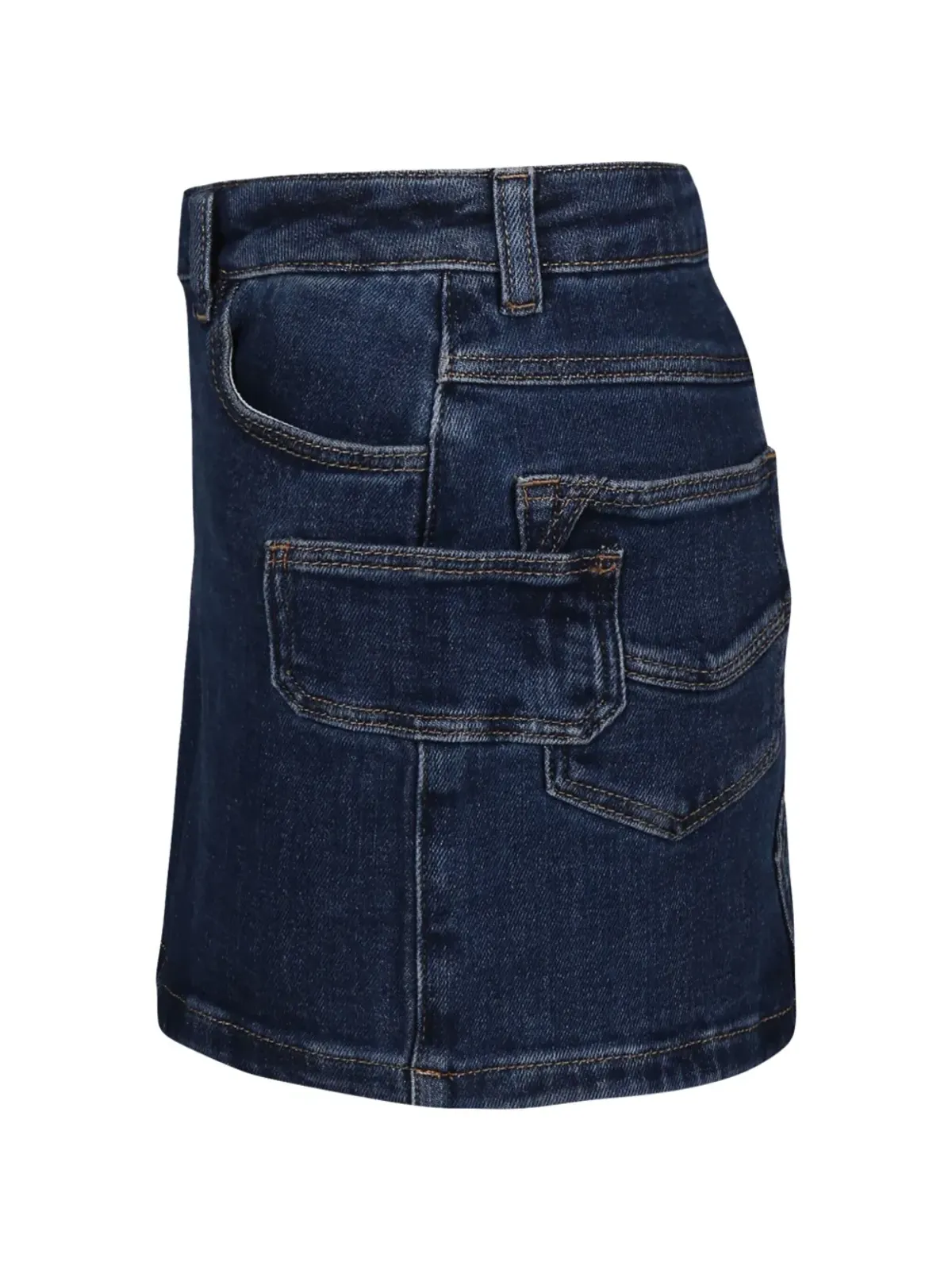 Zadig & Voltaire Kids アシンメトリック デニム スカート - 画像3