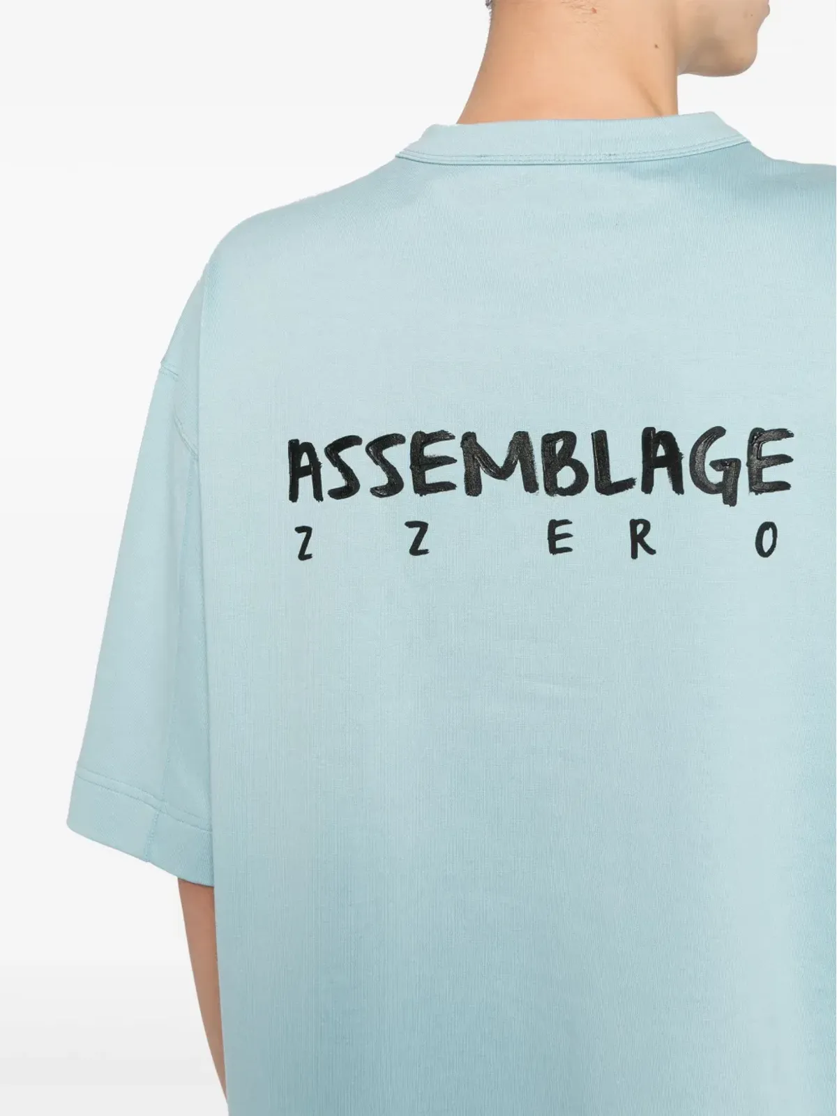 ZZERO BY SONGZIO アセンブレージ パンター Tシャツ - ブルー - 画像5