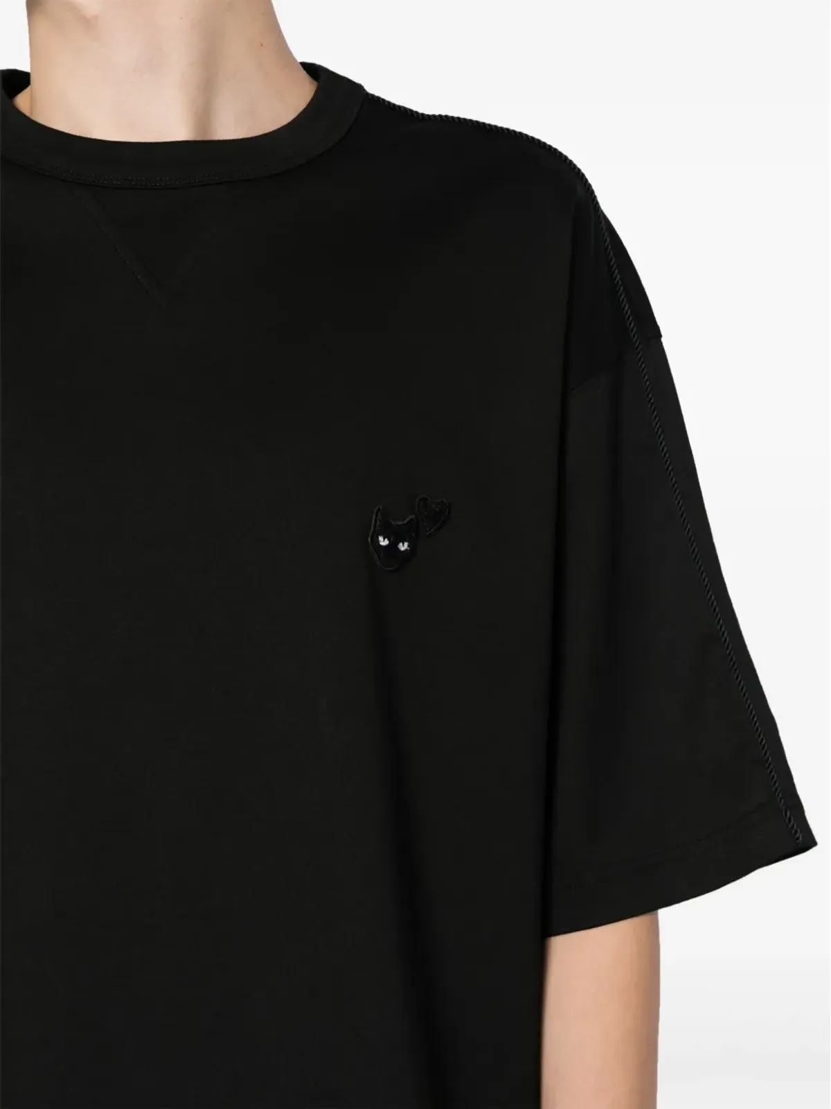 ZZERO BY SONGZIO love panther hand rope T-shirt - 画像5