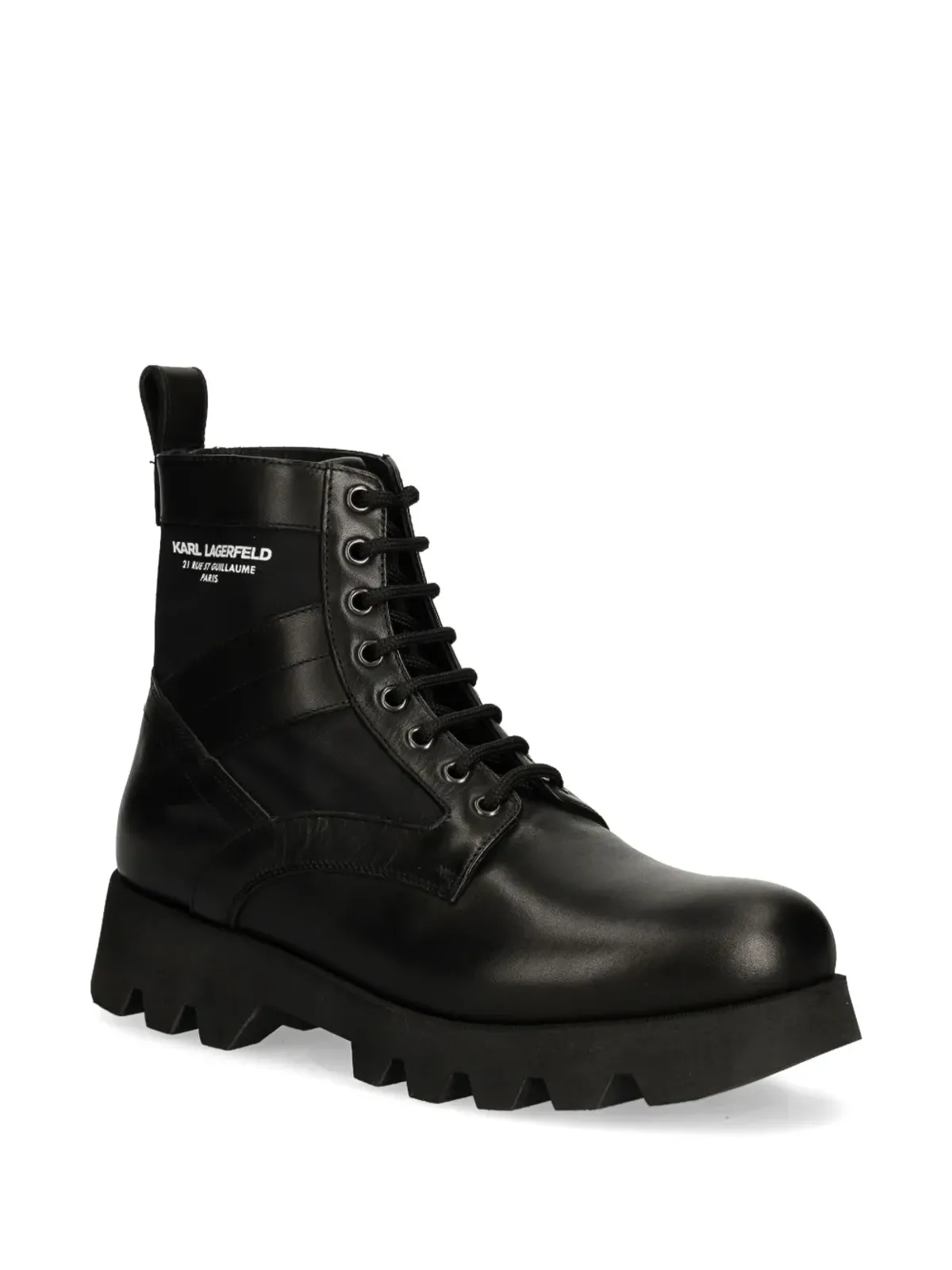 Karl Lagerfeld KL11164 レザー ブーツ ブラック - 画像2
