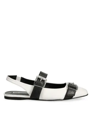Karl Lagerfeld Konnie ダブルストラップ バレエフラット - サムネイル1