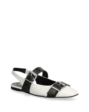 Karl Lagerfeld Konnie ダブルストラップ バレエフラット - サムネイル2