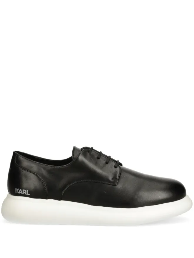 Karl Lagerfeld Karl Lagerfeld レースアップ ダービーシューズ ブラックの商品画像