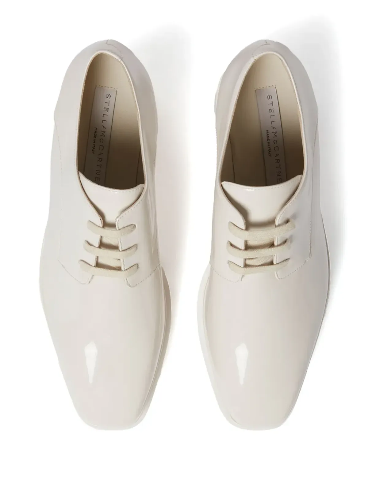 Stella McCartney 80mm Elyse プラットフォーム・オックスフォードシューズ - ホワイト - 画像4