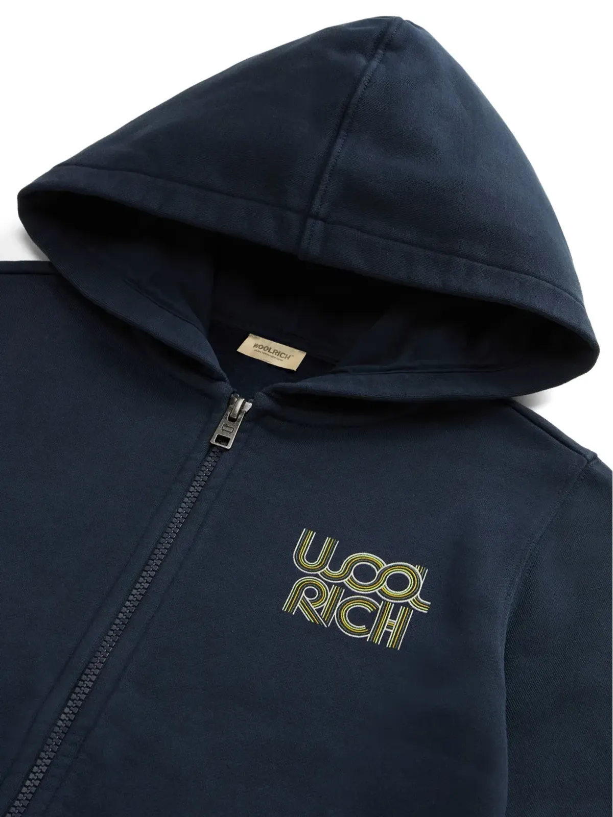 Woolrich Kids ジップアップ コットン フーディ - 画像3