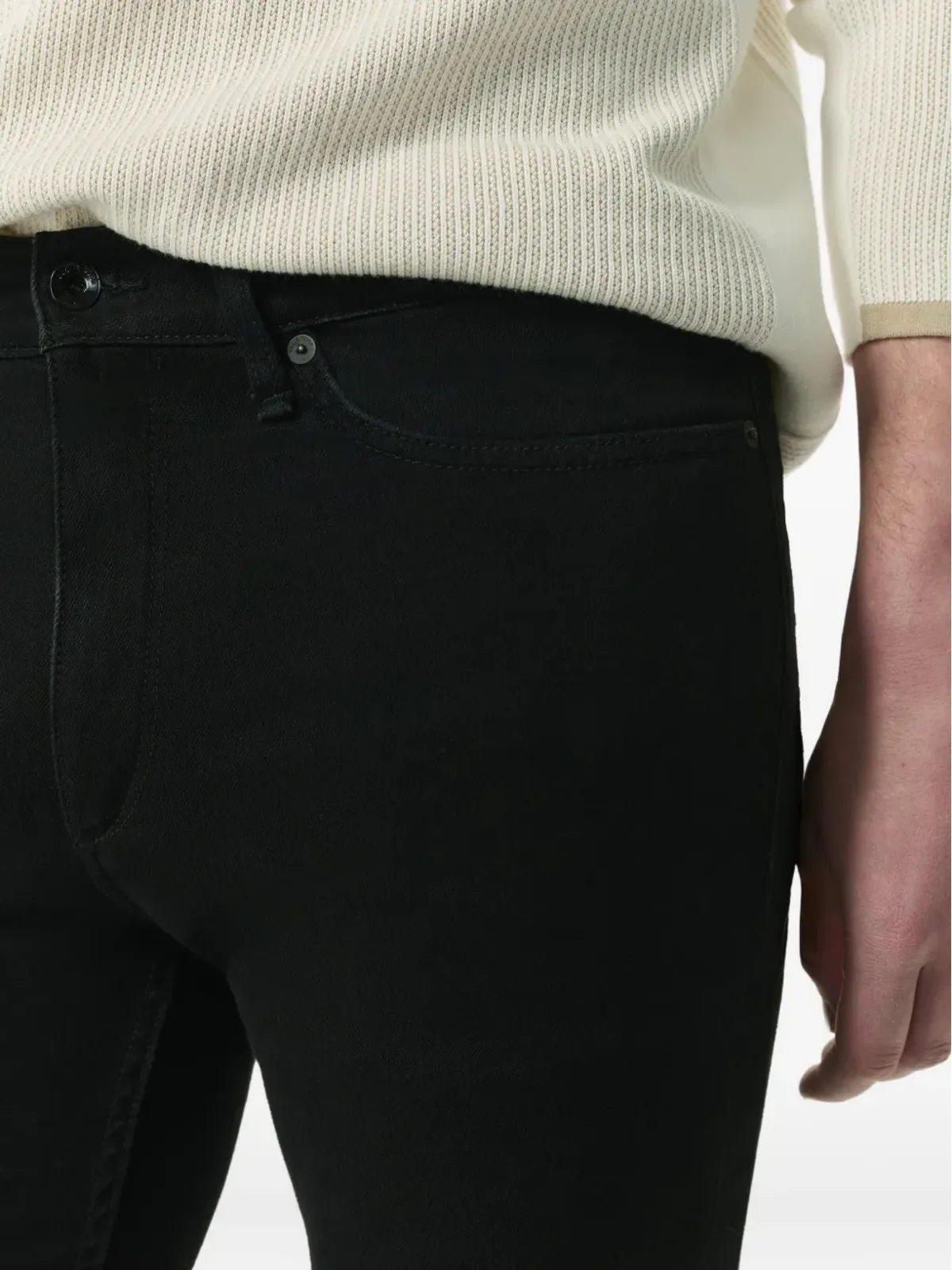rag & bone デニムストレッチジーンズ - ブラック - 画像5