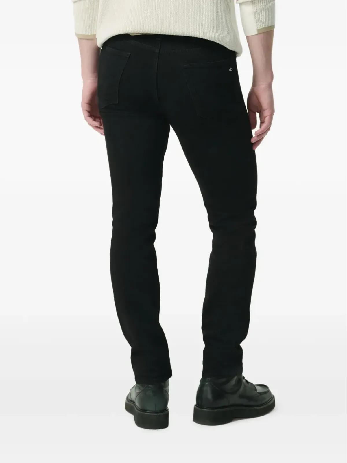rag & bone デニムストレッチジーンズ - ブラック - 画像4