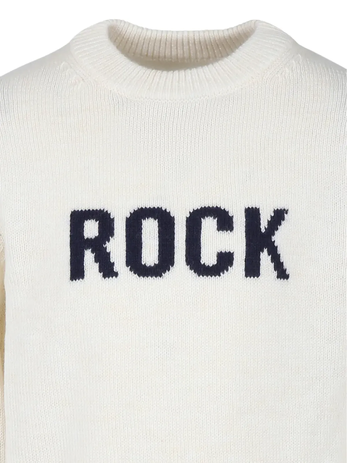Zadig & Voltaire Kids スローガン入りインターシャ ジャンパー - 画像3