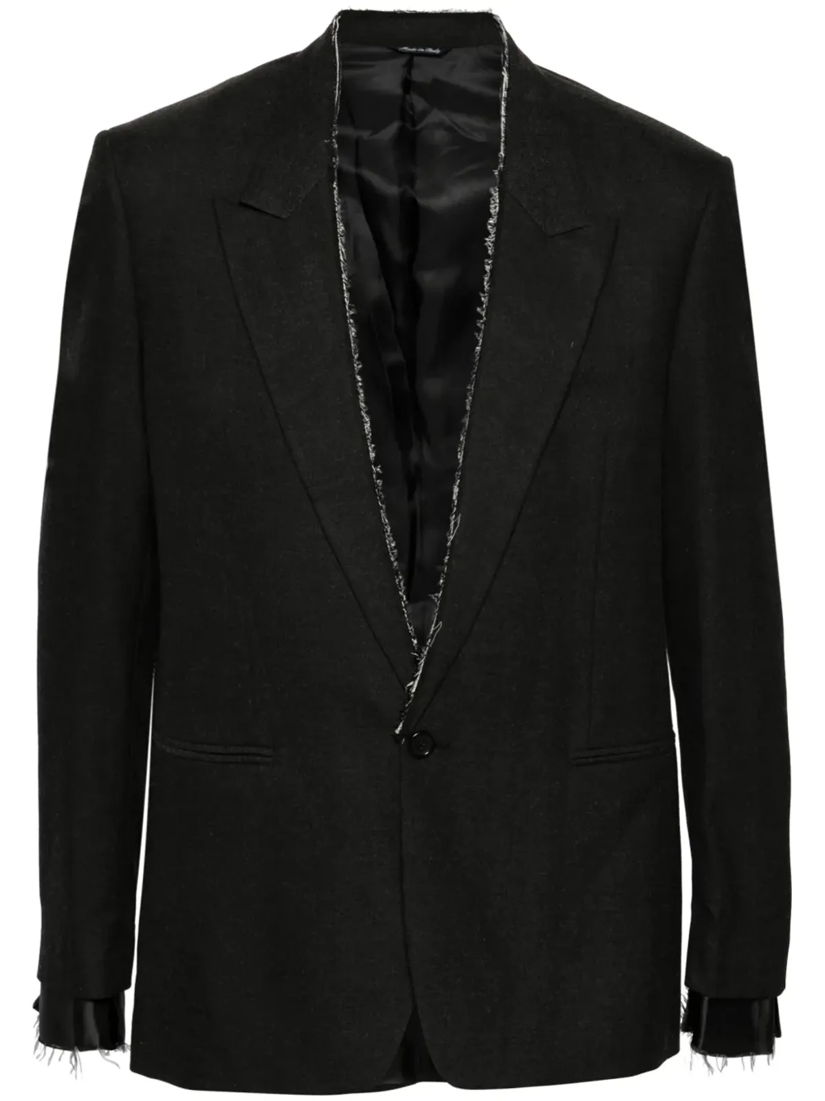 ERALDO raw-cut blazer - Grey - 画像1