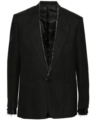 ERALDO raw-cut blazer - Grey - サムネイル1