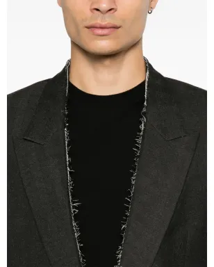 ERALDO raw-cut blazer - Grey - サムネイル5
