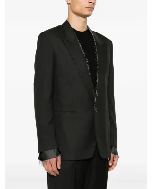 ERALDO raw-cut blazer - Grey - サムネイル3