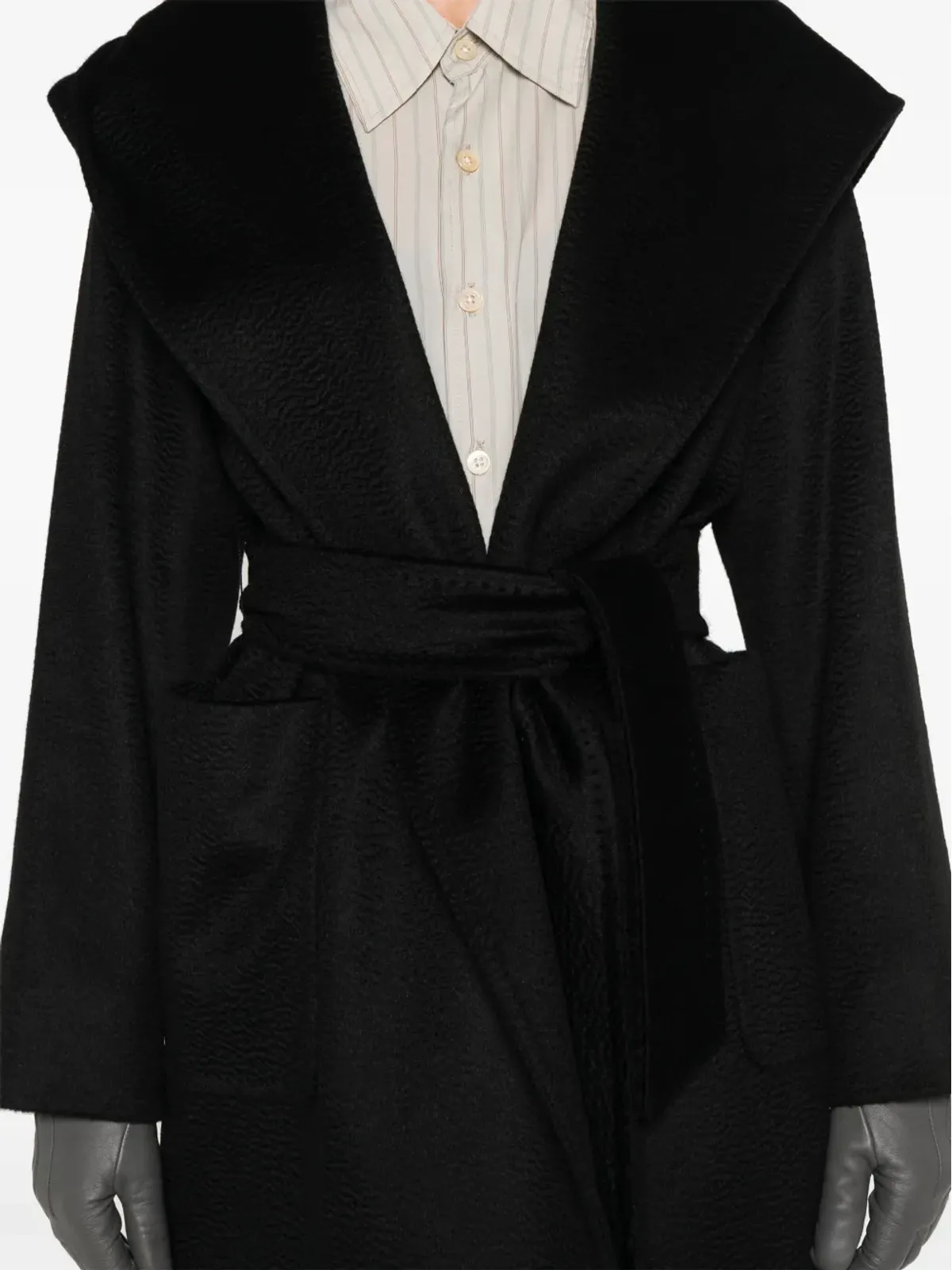 Max Mara リアルト コート - ブラック - 画像5