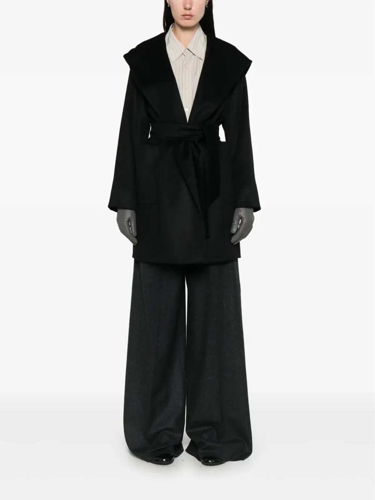 Max Mara リアルト コート - ブラック - 画像2