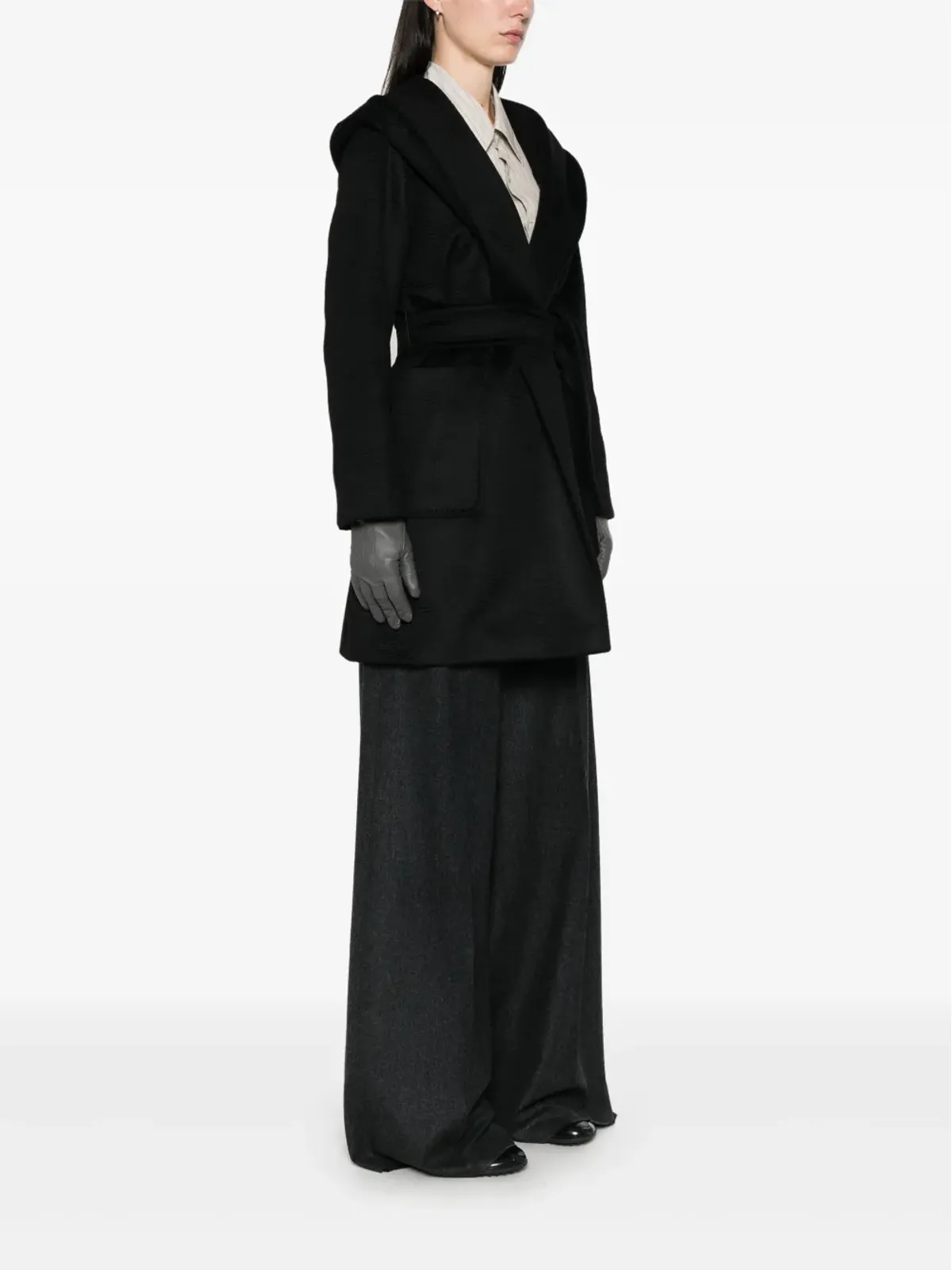 Max Mara リアルト コート - ブラック - 画像3