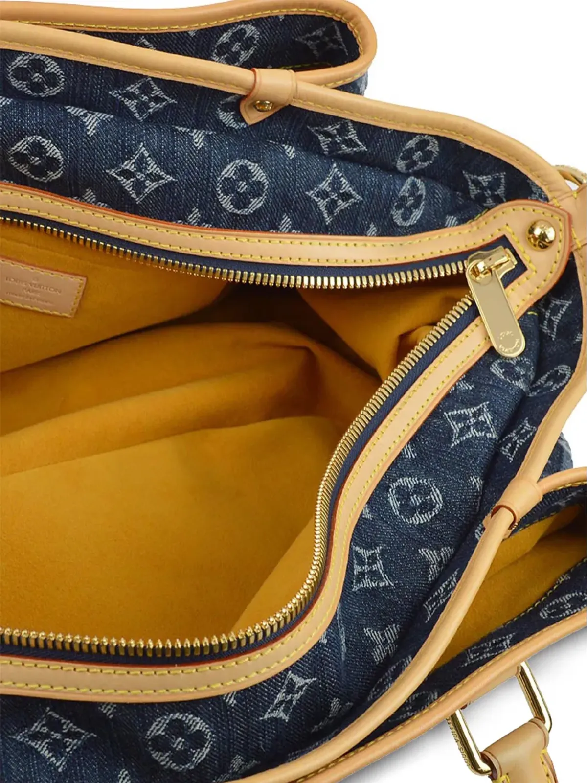 Louis Vuitton ビンテージ Cabas Raye GM 2ウェイバッグ ブルー - 画像4