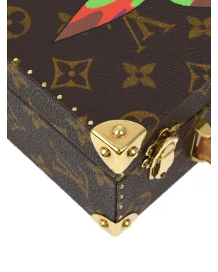 ビンテージ Louis Vuitton × Takashi Murakami 1990-2000 ジュエリーボックスバッグ ブラウン - サムネイル5