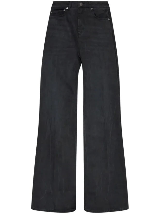 AMI Paris AMI Paris コットン製ワイドレッグジーンズ ブラックの商品画像