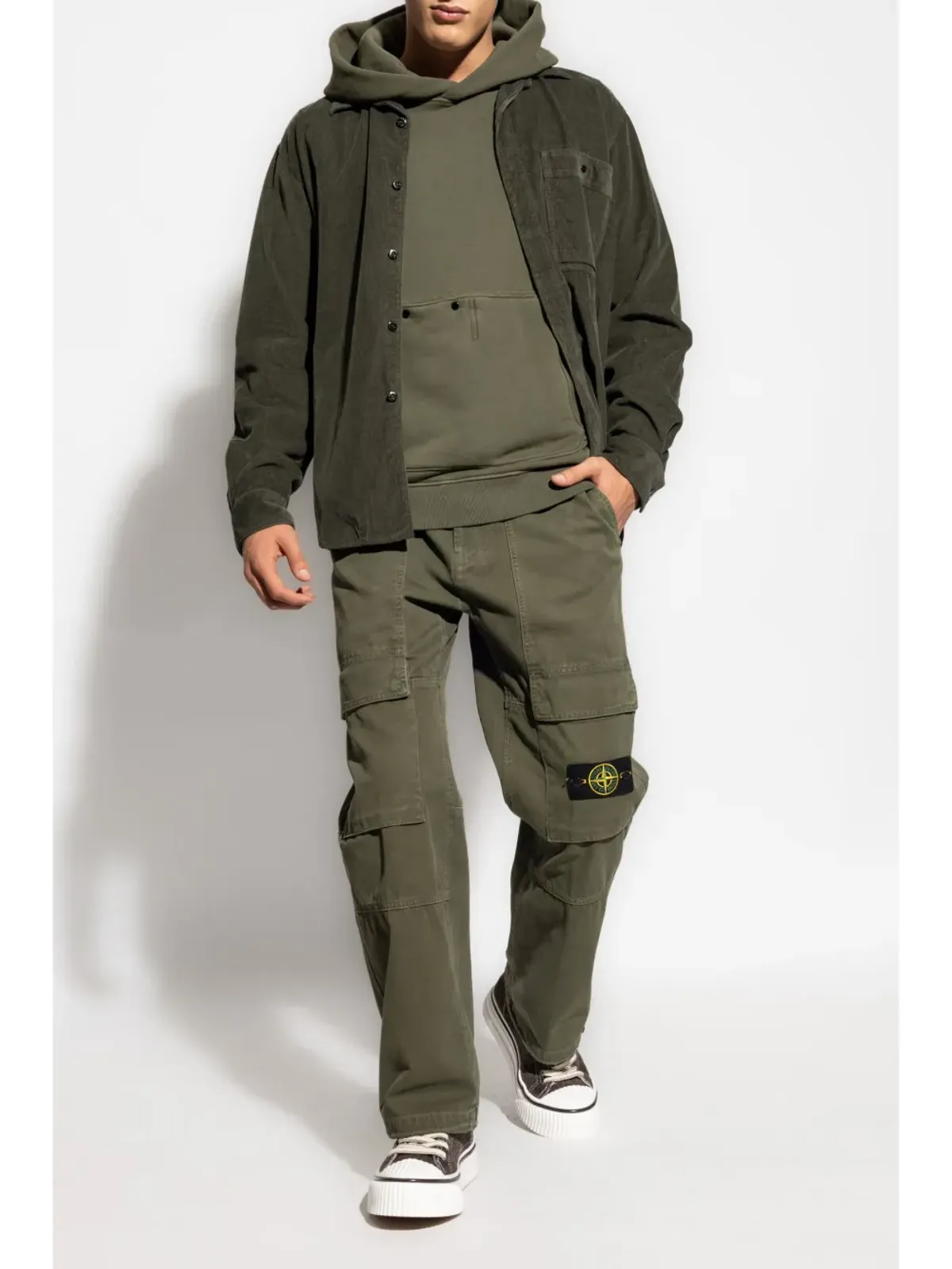 Stone Island コットンカーゴパンツ - 画像2