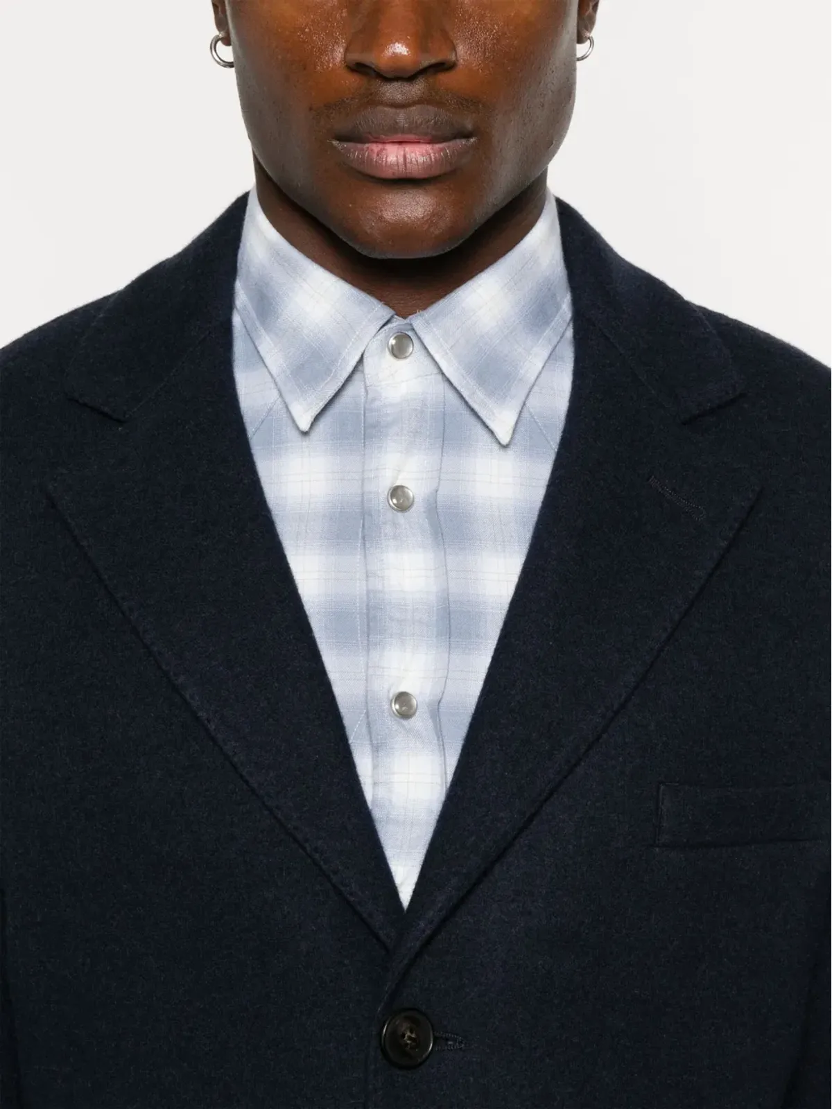 Manzoni 24 ブラッシュド仕上げコート - 画像5