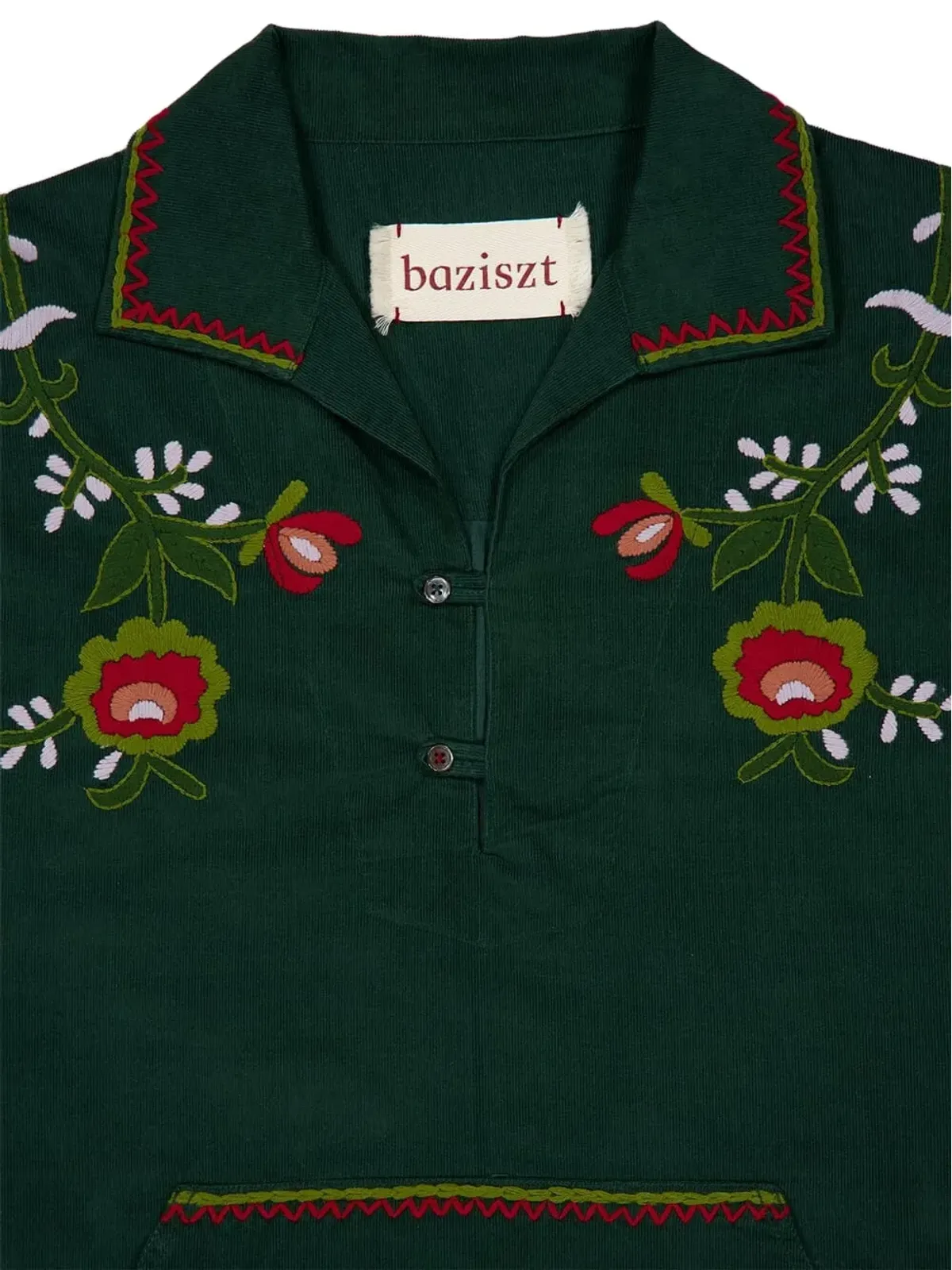 Baziszt Loramys shirt - Green - 画像3