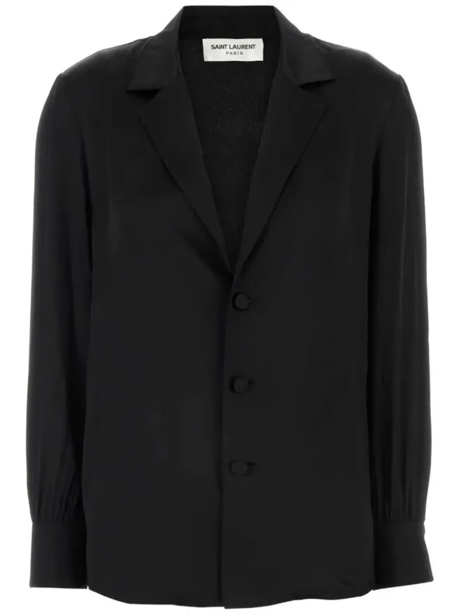 Saint Laurent Saint Laurent シルクサテン シャツの商品画像