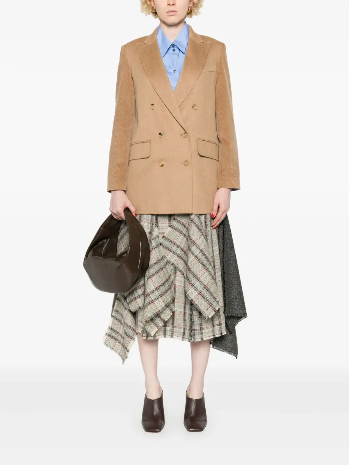 Durazzi Milano アシンメトリックミディスカート - 画像2