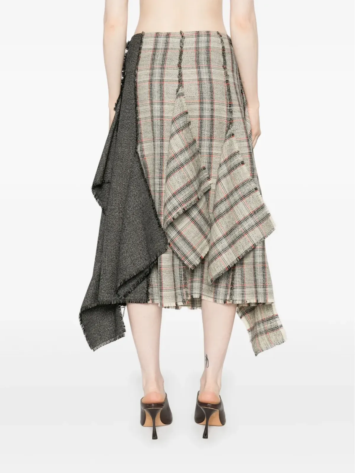 Durazzi Milano アシンメトリックミディスカート - 画像4