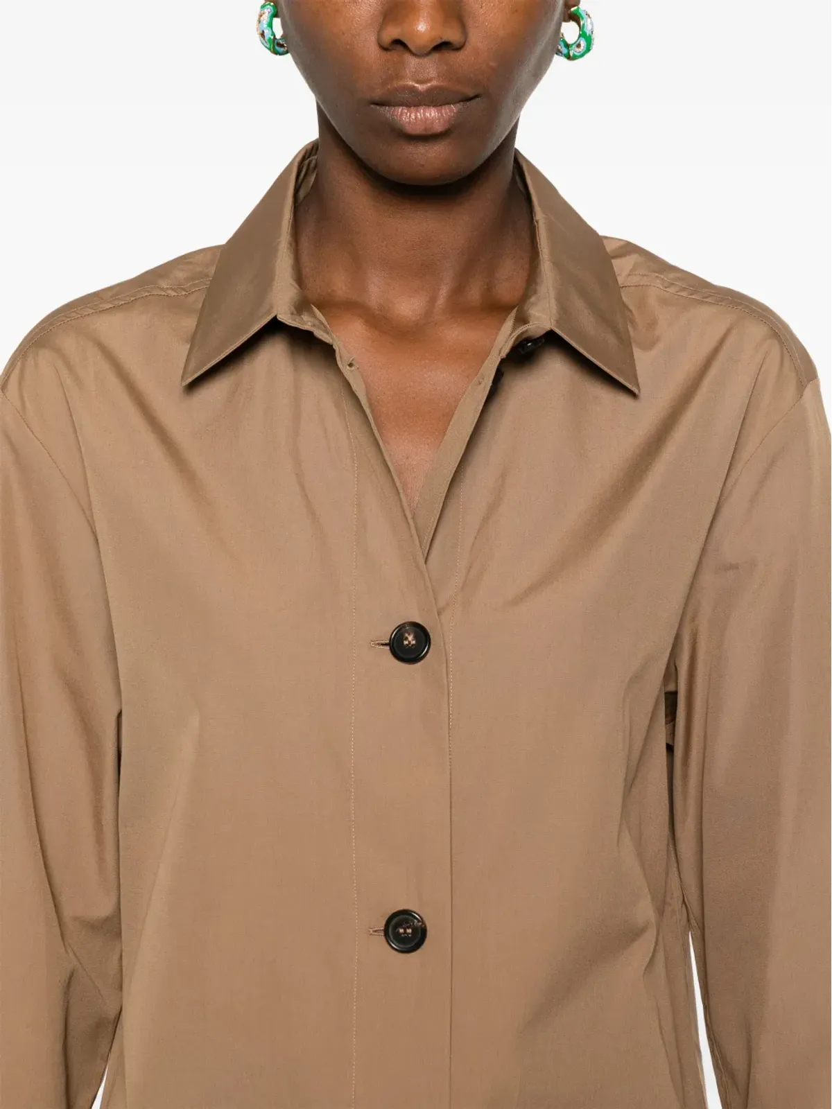 Max Mara Bellaシャツ ブラウン - 画像5