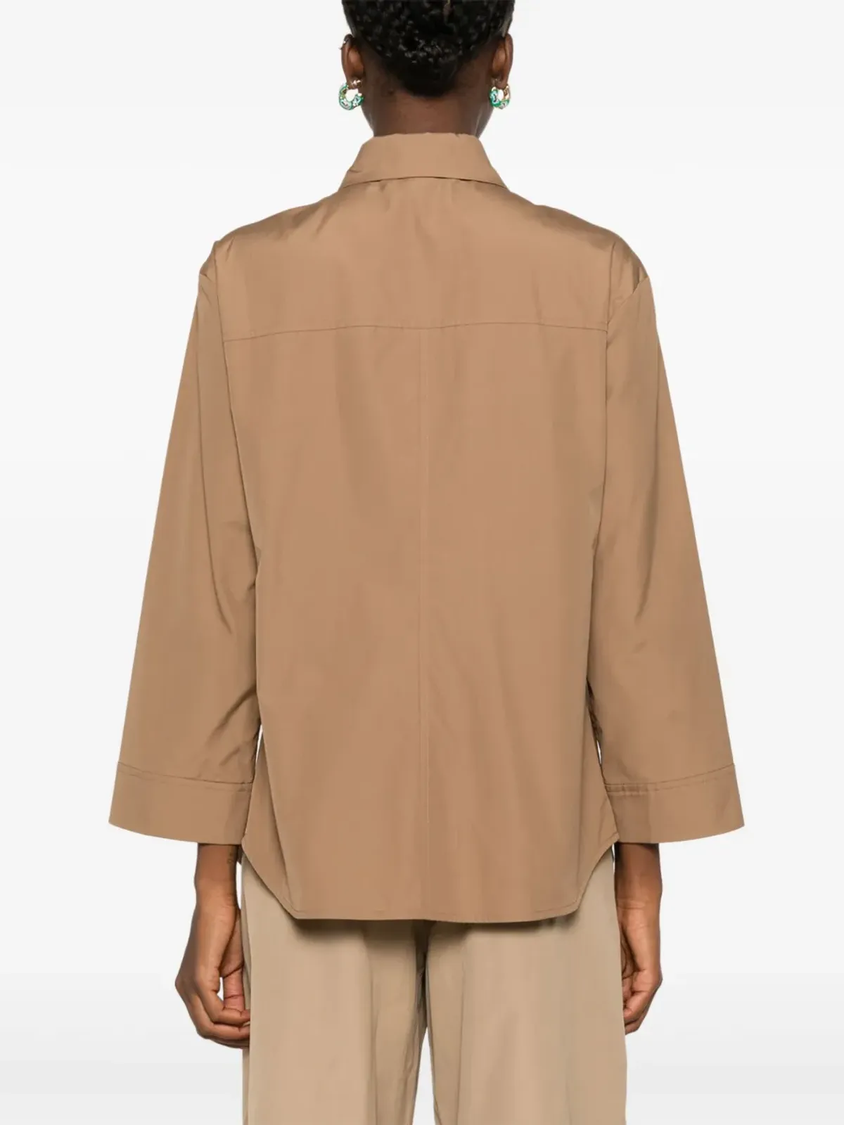 Max Mara Bellaシャツ ブラウン - 画像4