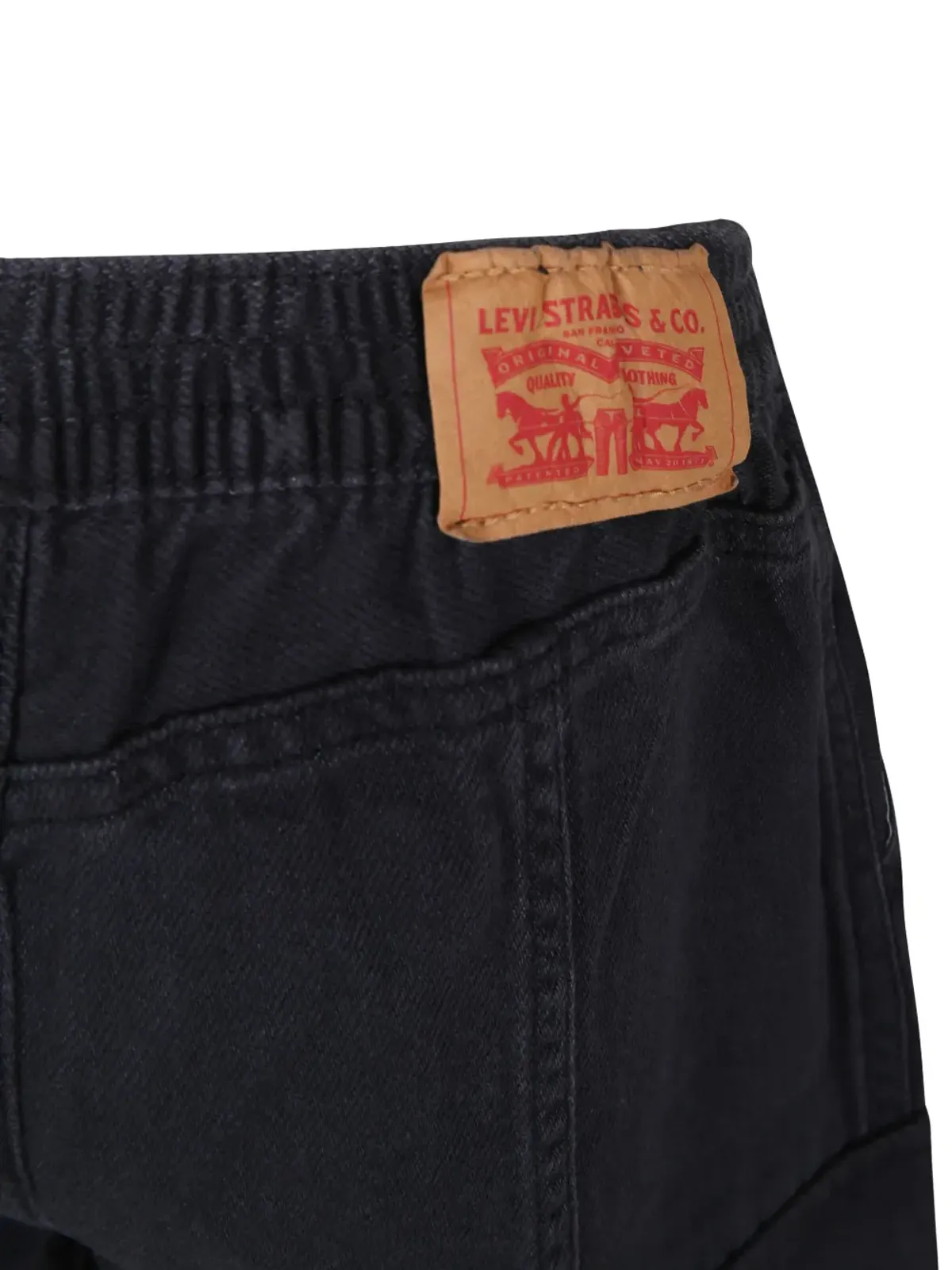 Levi's Kids ロゴパッチ ワイドレッグジーンズ - Grey - 画像3