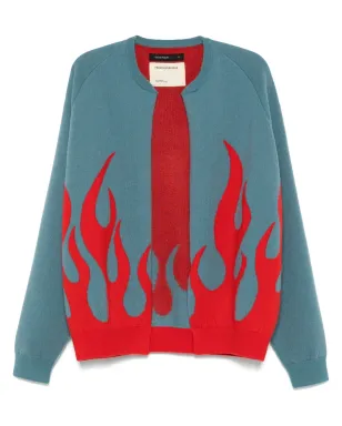 Frenckenberger フレンクンバーガー flame-jacquard カーディガン - サムネイル1
