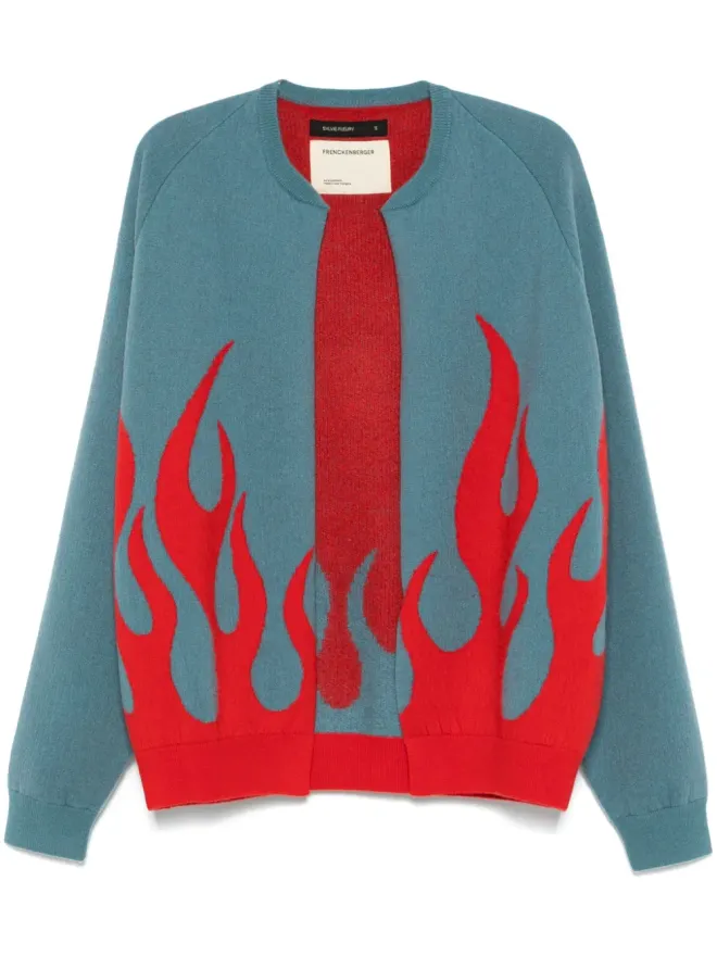 Frenckenberger Frenckenberger フレンクンバーガー flame-jacquard カーディガンの商品画像